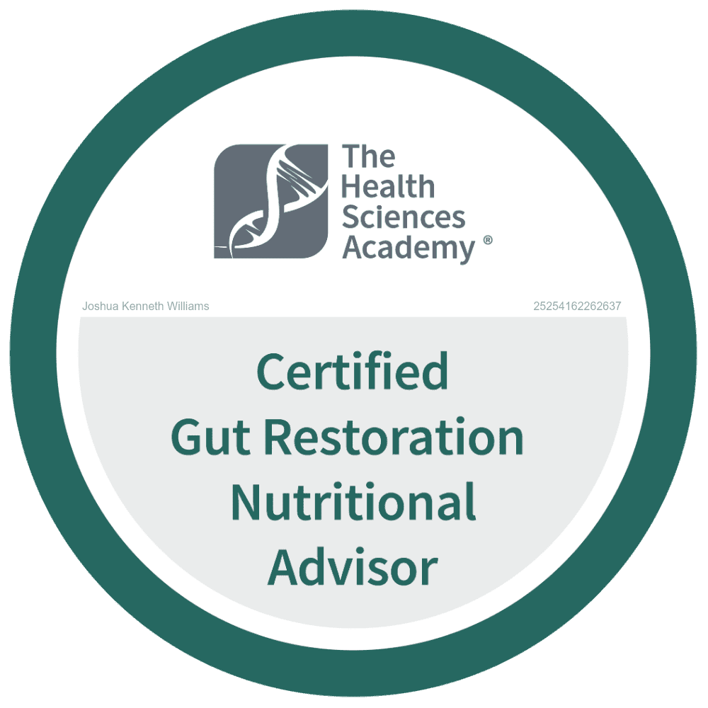 The Health Sciences Academy Certified Gut Restoration Nutritional Advisor badge